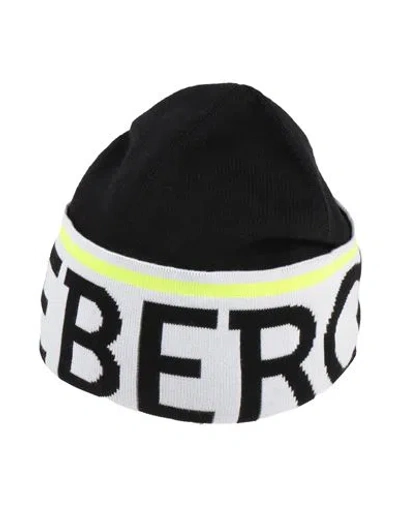 Iceberg Man Hat Black Size Onesize Virgin Wool