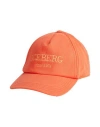 Iceberg Man Hat Orange Size Onesize Cotton, Polyester In Orange