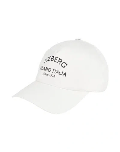 Iceberg Man Hat White Size Onesize Cotton