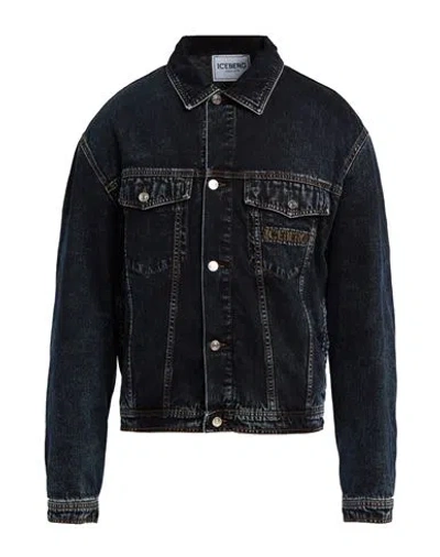 Iceberg Man Jacket Blue Size 38 Cotton
