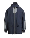 Iceberg Man Jacket Navy Size 40 Cotton, Polyester In Blue