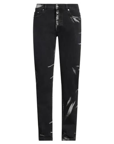 Iceberg Man Jeans Black Size 34 Cotton, Elastane