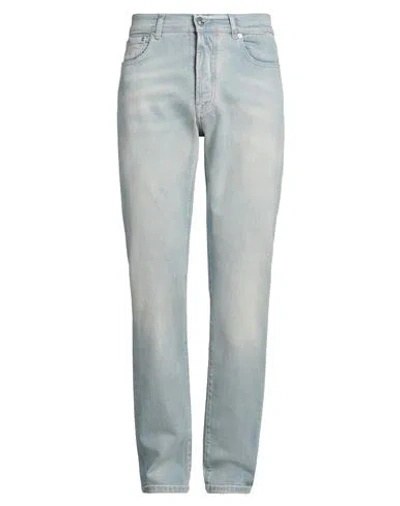 ICEBERG ICEBERG MAN JEANS BLUE SIZE 34 COTTON, ELASTANE