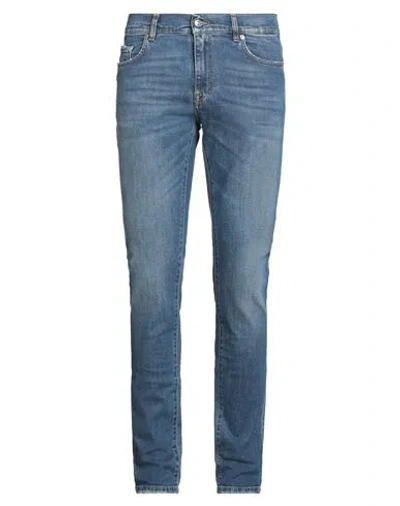 Iceberg Man Jeans Blue Size 34 Cotton, Elastane