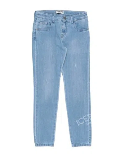Iceberg Man Jeans Blue Size 8 Cotton, Elastane