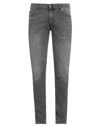 Iceberg Man Jeans Grey Size 32 Cotton, Elastane