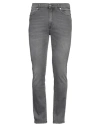 Iceberg Man Jeans Black Size 33 Cotton, Elastane In Grey