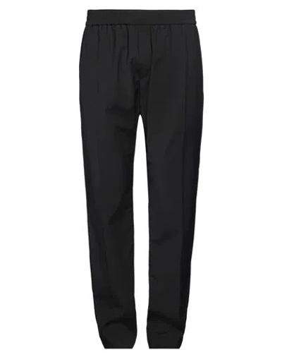 Iceberg Man Pants Black Size 36 Polyester, Wool, Elastane