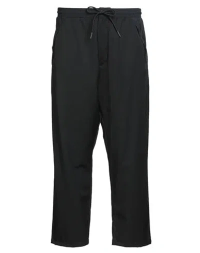 Iceberg Man Pants Black Size 42 Polyester, Wool, Elastane
