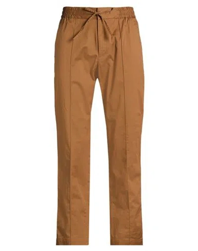 Iceberg Man Pants Brown Size 36 Cotton, Elastane