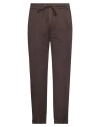 Iceberg Man Pants Dark Brown Size L Linen, Cotton