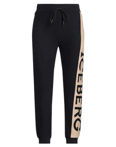 Iceberg Man Pants Midnight Blue Size Xxl Cotton, Polyamide, Elastane