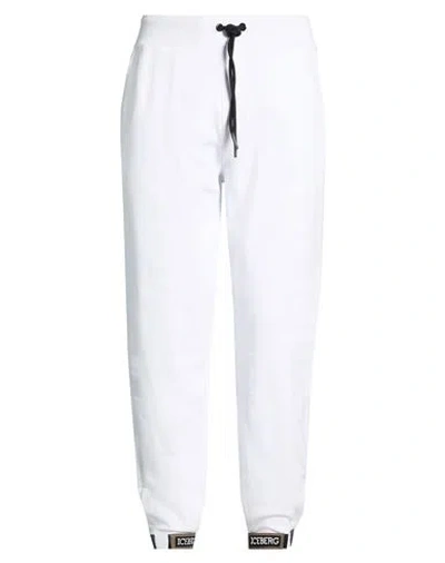 Iceberg Man Pants White Size Xl Cotton