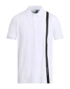 Iceberg Man Polo Shirt White Size Xl Cotton In White
