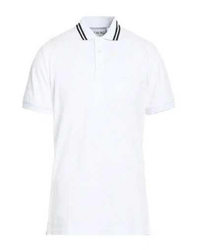 Iceberg Man Polo Shirt White Size Xxl Cotton