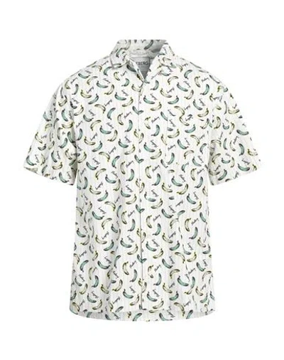 Iceberg Man Shirt White Size S Cotton In Multi