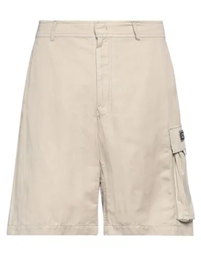Iceberg Man Shorts & Bermuda Shorts Beige Size 36 Linen, Cotton