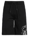 Iceberg Man Shorts & Bermuda Shorts Black Size 3xl Cotton, Polyamide, Elastane