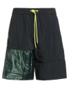Iceberg Man Shorts & Bermuda Shorts Black Size L Polyamide In Multi