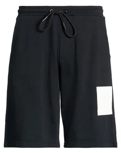 Iceberg Man Shorts & Bermuda Shorts Black Size Xl Cotton, Polyester In Blue