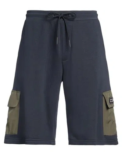 Iceberg Man Shorts & Bermuda Shorts Navy Size L Cotton, Modal, Polyester