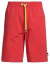 Iceberg Man Shorts & Bermuda Shorts Red Size L Cotton, Elastane In Red