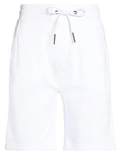 Iceberg Man Shorts & Bermuda Shorts White Size M Cotton, Polyester