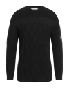 Iceberg Man Sweater Midnight Blue Size M Acrylic, Wool, Polyamide In Black