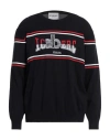 Iceberg Man Sweater Midnight Blue Size 3xl Cotton