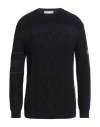 Iceberg Man Sweater Midnight Blue Size M Acrylic, Wool, Polyamide In Black
