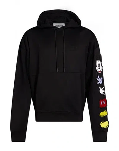Iceberg Man Sweatshirt Black Size L Polyamide, Cotton