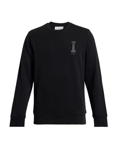 Iceberg Man Sweatshirt Black Size S Cotton, Polyester