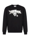 Iceberg Man Sweatshirt Black Size Xl Cotton In Black
