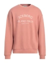 Iceberg Logo-print Sweatshirt In Orange