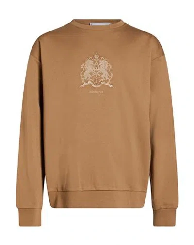 Iceberg Man Sweatshirt Brown Size Xxl Cotton, Polyester