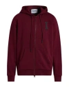 Iceberg Man Sweatshirt Burgundy Size L Cotton, Polyester In Burgundy