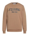 Iceberg Man Sweatshirt Camel Size M Cotton In Multi