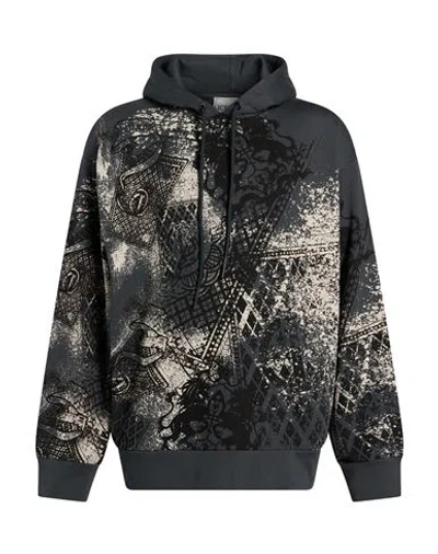 Iceberg Man Sweatshirt Charcoal Size Xl Cotton, Polyester In Gray