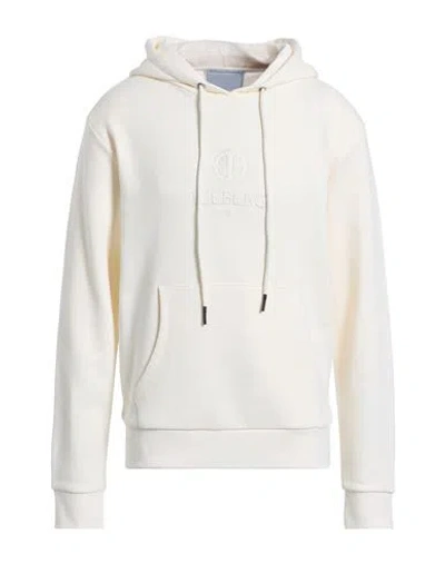 Iceberg Man Sweatshirt Cream Size Xl Cotton In White