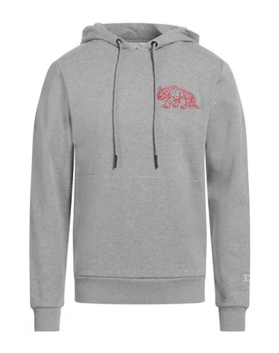Iceberg Man Sweatshirt Grey Size 3xl Cotton, Polyester