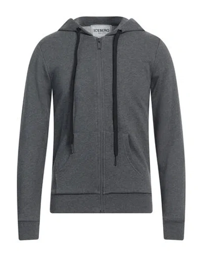 Iceberg Man Sweatshirt Grey Size L Cotton