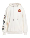 Iceberg Man Sweatshirt Ivory Size Xl Cotton In White