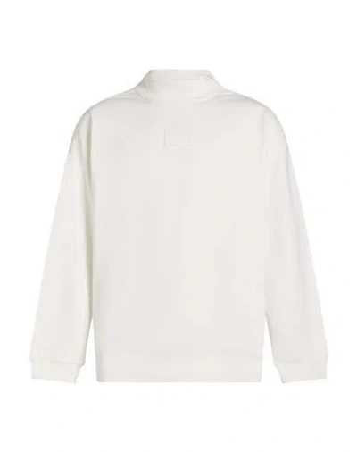 Iceberg Man Sweatshirt Ivory Size Xl Cotton In White