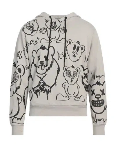 Iceberg Man Sweatshirt Light Grey Size Xl Cotton