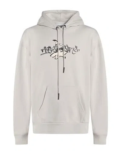 Iceberg Man Sweatshirt Light Grey Size Xxl Cotton, Polyester In Gray