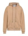 Iceberg Man Sweatshirt Sand Size Xs Cotton, Polyester In Neutral