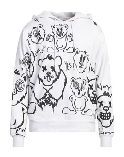 Iceberg Man Sweatshirt White Size 3xl Cotton