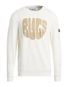 Iceberg Man Sweatshirt White Size Xxl Cotton, Polyester In White