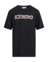 Iceberg Man T-shirt Black Size 3xl Cotton