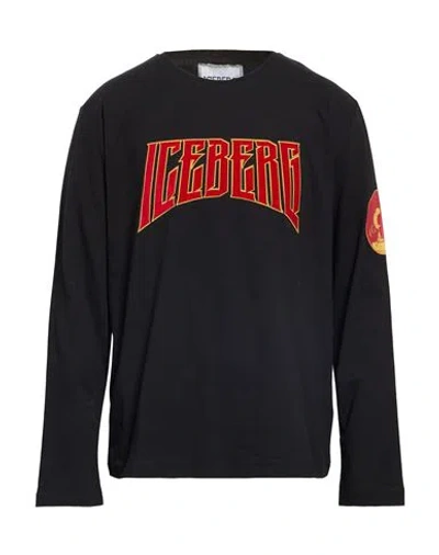 Iceberg Man T-shirt Black Size 3xl Cotton